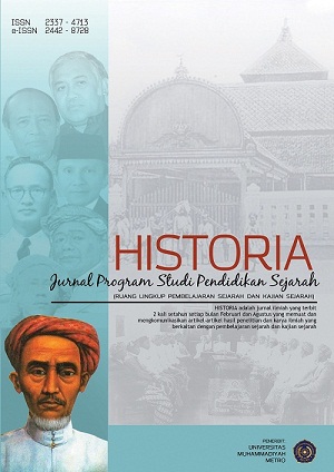 Historia: Jurnal Program studi Pendidikan Sejarah
